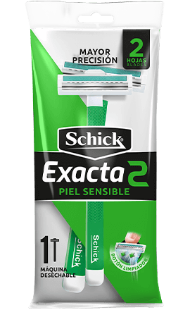 cuchilla piel sensible exacta 2